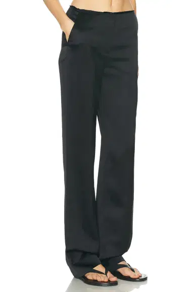 TOTEME Easy Undone Edge Trouser | Thumbnail 2 TOTEME Easy Undone Edge Trouser | Thumbnail 2
