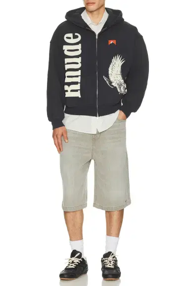 Rhude Eagle Pass Zip-Up Hoodie | Thumbnail 3 Rhude Eagle Pass Zip-Up Hoodie | Thumbnail 3