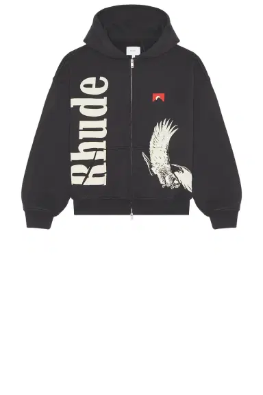 Rhude Eagle Pass Zip-Up Hoodie | Thumbnail 4 Rhude Eagle Pass Zip-Up Hoodie | Thumbnail 4