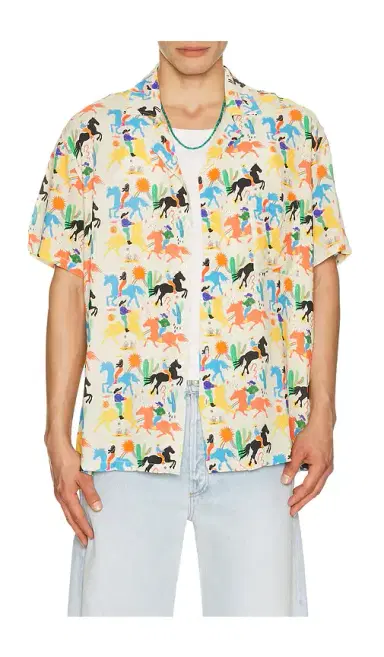Arrels Barcelona Cowboy x Simmon Said Camp Collar Shirt | Thumbnail 5 Arrels Barcelona Cowboy x Simmon Said Camp Collar Shirt | Thumbnail 5