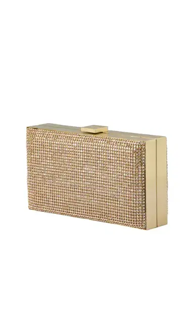 olga berg Stef Crystal Box Clutch | Thumbnail 2 olga berg Stef Crystal Box Clutch | Thumbnail 2