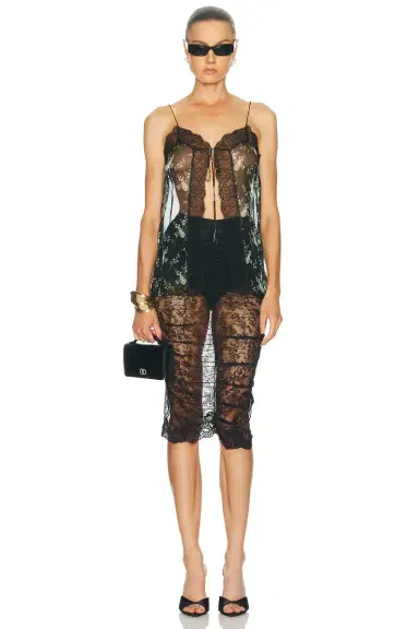 Dolce & Gabbana Sheer Camisole Top | Thumbnail 4 Dolce & Gabbana Sheer Camisole Top | Thumbnail 4