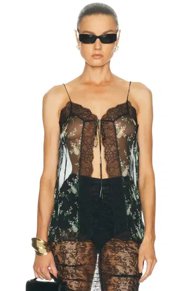 Dolce & Gabbana Sheer Camisole Top | Thumbnail 1 Dolce & Gabbana Sheer Camisole Top | Thumbnail 1