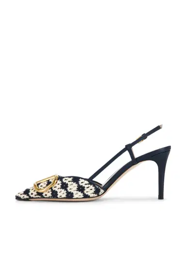 Valentino Garavani V Logo Signature 80 Slingback | Thumbnail 5 Valentino Garavani V Logo Signature 80 Slingback | Thumbnail 5