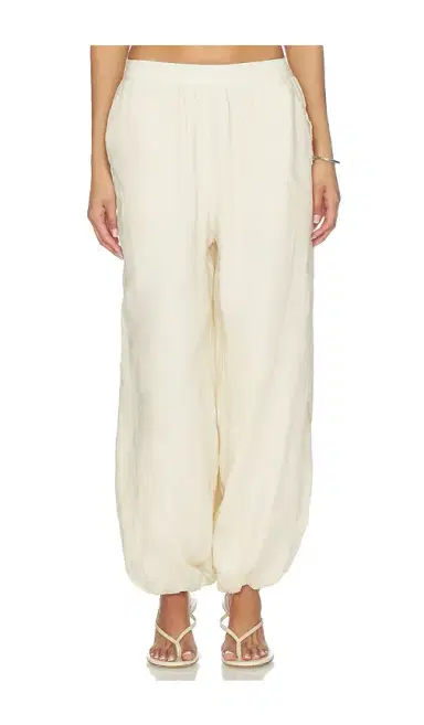 Simkhai Selah Linen Lace Balloon Pant | Thumbnail 1 Simkhai Selah Linen Lace Balloon Pant | Thumbnail 1