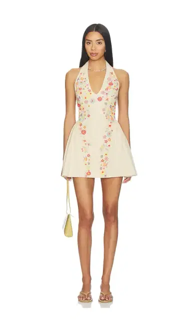 Free People Island Letter Mini Dress | Thumbnail 1 Free People Island Letter Mini Dress | Thumbnail 1