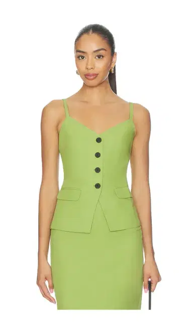 ALIGNE Apple Linen Mix Waistcoat | Thumbnail 1 ALIGNE Apple Linen Mix Waistcoat | Thumbnail 1