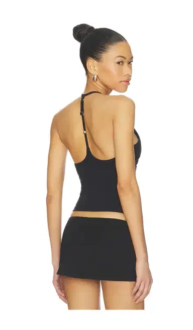 Frankies Bikinis X JENNIE Chantal Halter Cotton Jersey Top | Thumbnail 1 Frankies Bikinis X JENNIE Chantal Halter Cotton Jersey Top | Thumbnail 1