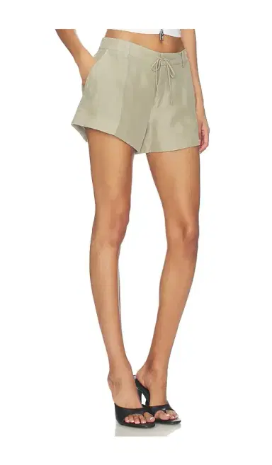 Alexander Wang Mid Rise Short With Drawcord Detail | Thumbnail 2 Alexander Wang Mid Rise Short With Drawcord Detail | Thumbnail 2