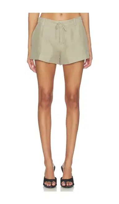Alexander Wang Mid Rise Short With Drawcord Detail | Thumbnail 1 Alexander Wang Mid Rise Short With Drawcord Detail | Thumbnail 1