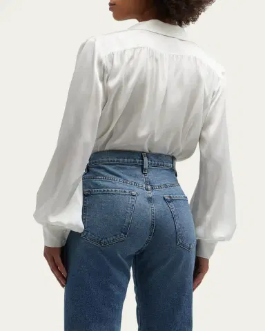 Kiki De Montparnasse Crossover Blouson-Sleeve Bodysuit | Thumbnail 3 Kiki De Montparnasse Crossover Blouson-Sleeve Bodysuit | Thumbnail 3