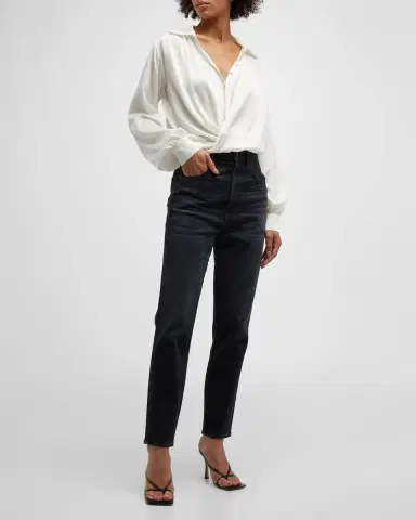 Kiki De Montparnasse Crossover Blouson-Sleeve Bodysuit | Thumbnail 7 Kiki De Montparnasse Crossover Blouson-Sleeve Bodysuit | Thumbnail 7