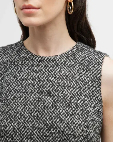 Dolce & Gabbana Tweed Sleeveless Mini Dress | Thumbnail 5 Dolce & Gabbana Tweed Sleeveless Mini Dress | Thumbnail 5