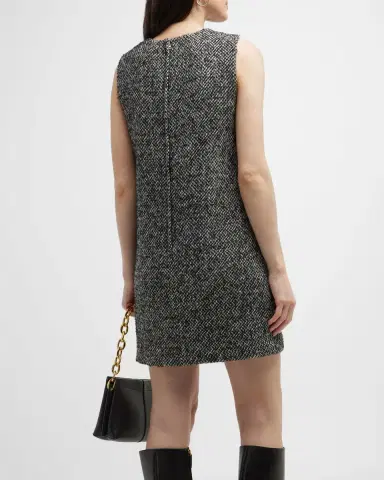 Dolce & Gabbana Tweed Sleeveless Mini Dress | Thumbnail 6 Dolce & Gabbana Tweed Sleeveless Mini Dress | Thumbnail 6