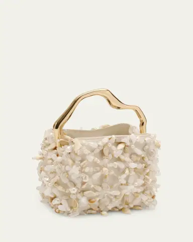 Cult Gaia Solene Mini Beaded Sculptural Top-Handle Bag | Thumbnail 2 Cult Gaia Solene Mini Beaded Sculptural Top-Handle Bag | Thumbnail 2