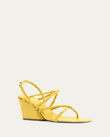 Proenza Schouler 80mm Twist Slant Leather Sandals | Thumbnail 4 Proenza Schouler 80mm Twist Slant Leather Sandals | Thumbnail 4