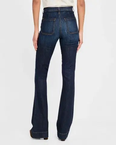 Ramy Brook Cindy High-Rise Flare Stretch Denim Jeans | Thumbnail 2 Ramy Brook Cindy High-Rise Flare Stretch Denim Jeans | Thumbnail 2