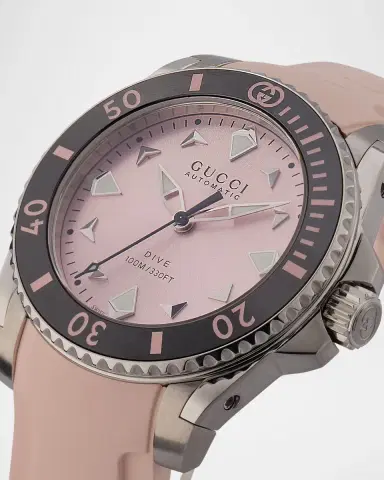 Gucci 36mm Dive Pink Automatic Watch | Thumbnail 3 Gucci 36mm Dive Pink Automatic Watch | Thumbnail 3