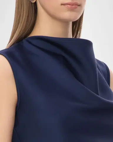 Hervé Léger The Millie Sleeveless Cowl-Neck Satin Dress | Thumbnail 5 Hervé Léger The Millie Sleeveless Cowl-Neck Satin Dress | Thumbnail 5