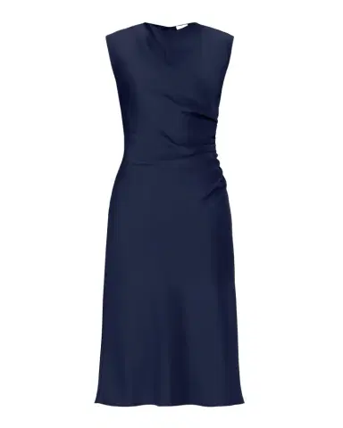 Hervé Léger The Millie Sleeveless Cowl-Neck Satin Dress | Thumbnail 1 Hervé Léger The Millie Sleeveless Cowl-Neck Satin Dress | Thumbnail 1