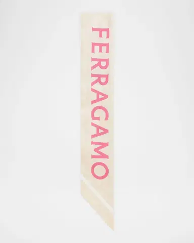 FERRAGAMO Floral Gaia Silk Scarf | Thumbnail 4 FERRAGAMO Floral Gaia Silk Scarf | Thumbnail 4
