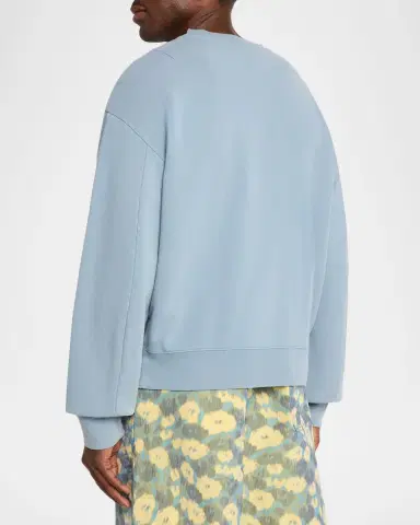 Marni Men's Cotton Logo Applique Pocket Sweatshirt | Thumbnail 3 Marni Men's Cotton Logo Applique Pocket Sweatshirt | Thumbnail 3