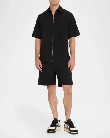 Givenchy Men's Solid Polyester Pull-On Shorts | Thumbnail 2 Givenchy Men's Solid Polyester Pull-On Shorts | Thumbnail 2
