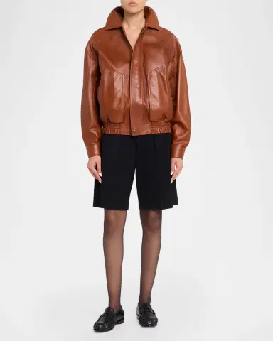 Saint Laurent Le Leather YSL Penny Loafers | Thumbnail 3 Saint Laurent Le Leather YSL Penny Loafers | Thumbnail 3