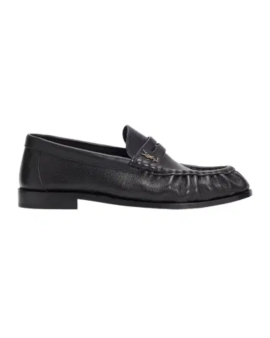 Saint Laurent Le Leather YSL Penny Loafers | Thumbnail 1 Saint Laurent Le Leather YSL Penny Loafers | Thumbnail 1