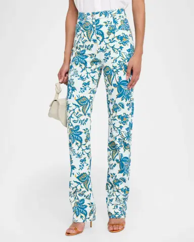 Etro Floral-Print Straight-Leg Jeans | Thumbnail 3 Etro Floral-Print Straight-Leg Jeans | Thumbnail 3