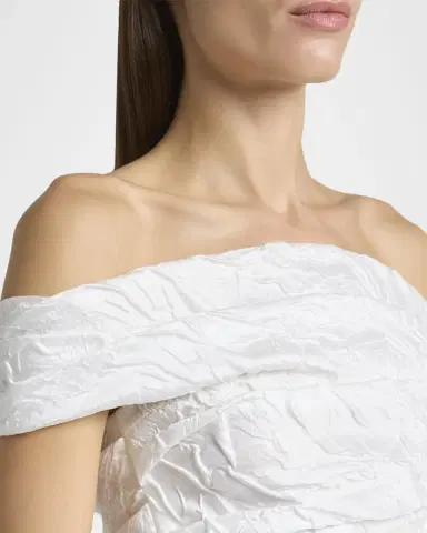 Talbot Runhof Cordero Off-the-Shoulder Floral Jacquard Midi Dress | Thumbnail 5 Talbot Runhof Cordero Off-the-Shoulder Floral Jacquard Midi Dress | Thumbnail 5