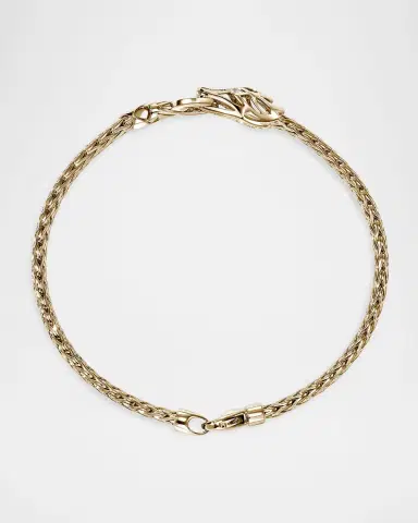 John Hardy Naga 14K Gold Bracelet with Diamonds | Thumbnail 4 John Hardy Naga 14K Gold Bracelet with Diamonds | Thumbnail 4