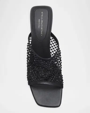 Stella McCartney 65mm Crystal Mesh Mules | Thumbnail 5 Stella McCartney 65mm Crystal Mesh Mules | Thumbnail 5