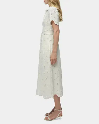 SIMKHAI Audria Belted Midi-Shirtdress | Thumbnail 5 SIMKHAI Audria Belted Midi-Shirtdress | Thumbnail 5