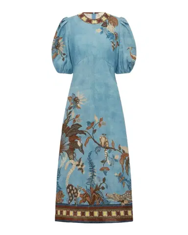 ALÉMAIS Georgie Linen Midi Dress | Thumbnail 1 ALÉMAIS Georgie Linen Midi Dress | Thumbnail 1