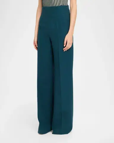 Akris Linen-Wool Wide-Leg Trousers | Thumbnail 4 Akris Linen-Wool Wide-Leg Trousers | Thumbnail 4