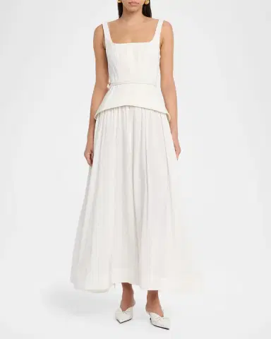 Acler Actonhill Linen Maxi Dress | Thumbnail 2 Acler Actonhill Linen Maxi Dress | Thumbnail 2