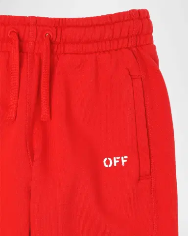 Off-White Boy's Diagonal Paint Sweatpants, Size 4 | Thumbnail 3 Off-White Boy's Diagonal Paint Sweatpants, Size 4 | Thumbnail 3