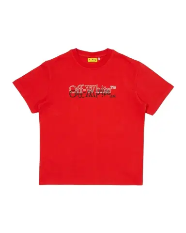 Off-White Boy's Big Bookish Double Logo T-Shirt, Size 4-12 | Thumbnail 1 Off-White Boy's Big Bookish Double Logo T-Shirt, Size 4-12 | Thumbnail 1