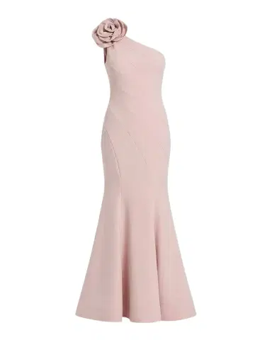 Mac Duggal One-Shoulder Floral Mermaid Gown | Thumbnail 1 Mac Duggal One-Shoulder Floral Mermaid Gown | Thumbnail 1