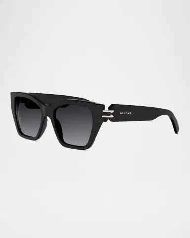 BVLGARI B. Zero1 52mm Acetate Butterfly Sunglasses | Thumbnail 2 BVLGARI B. Zero1 52mm Acetate Butterfly Sunglasses | Thumbnail 2