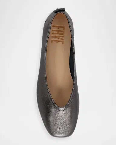 Frye Hayley Metallic Leather Ballerina Flats | Thumbnail 5 Frye Hayley Metallic Leather Ballerina Flats | Thumbnail 5
