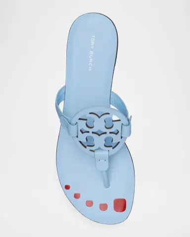 Tory Burch Miller Nail Polish Leather Thong Sandals | Thumbnail 3 Tory Burch Miller Nail Polish Leather Thong Sandals | Thumbnail 3