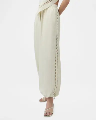 Simkhai Selah Linen Lace Balloon Pants | Thumbnail 4 Simkhai Selah Linen Lace Balloon Pants | Thumbnail 4