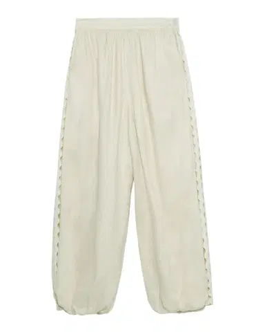Simkhai Selah Linen Lace Balloon Pants | Thumbnail 1 Simkhai Selah Linen Lace Balloon Pants | Thumbnail 1