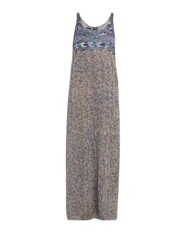 Giorgio Armani Embroidered Silk Sleeveless Maxi Dress | Thumbnail 1 Giorgio Armani Embroidered Silk Sleeveless Maxi Dress | Thumbnail 1