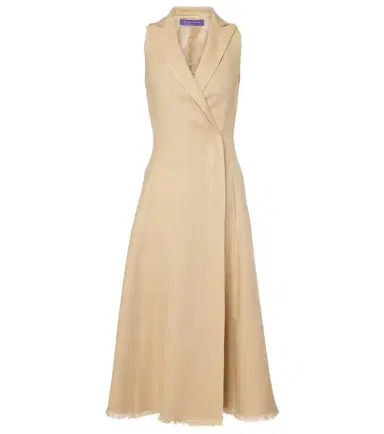 Ralph Lauren Collection Silk and linen midi dress | Thumbnail 1 Ralph Lauren Collection Silk and linen midi dress | Thumbnail 1