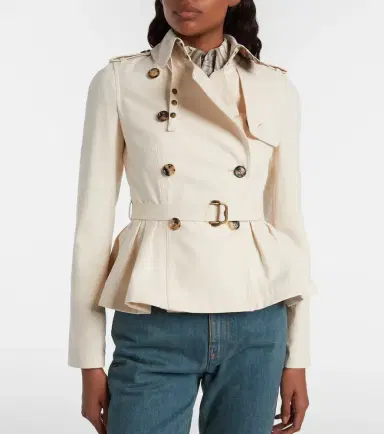 Burberry Isabella cotton gabardine jacket | Thumbnail 6 Burberry Isabella cotton gabardine jacket | Thumbnail 6