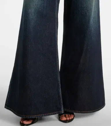 Alaia Alaïa Faded wide-leg jeans | Thumbnail 2 Alaia Alaïa Faded wide-leg jeans | Thumbnail 2