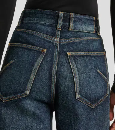 Alaia Alaïa Faded wide-leg jeans | Thumbnail 4 Alaia Alaïa Faded wide-leg jeans | Thumbnail 4